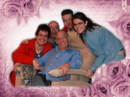 Laatste foto nog met zn allen in Barendrecht op 18 november 2012